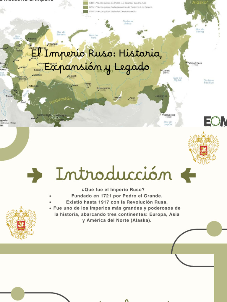 El Imperio Ruso Historia, Expansión y Legado | PDF | Imperio ruso | Rusia