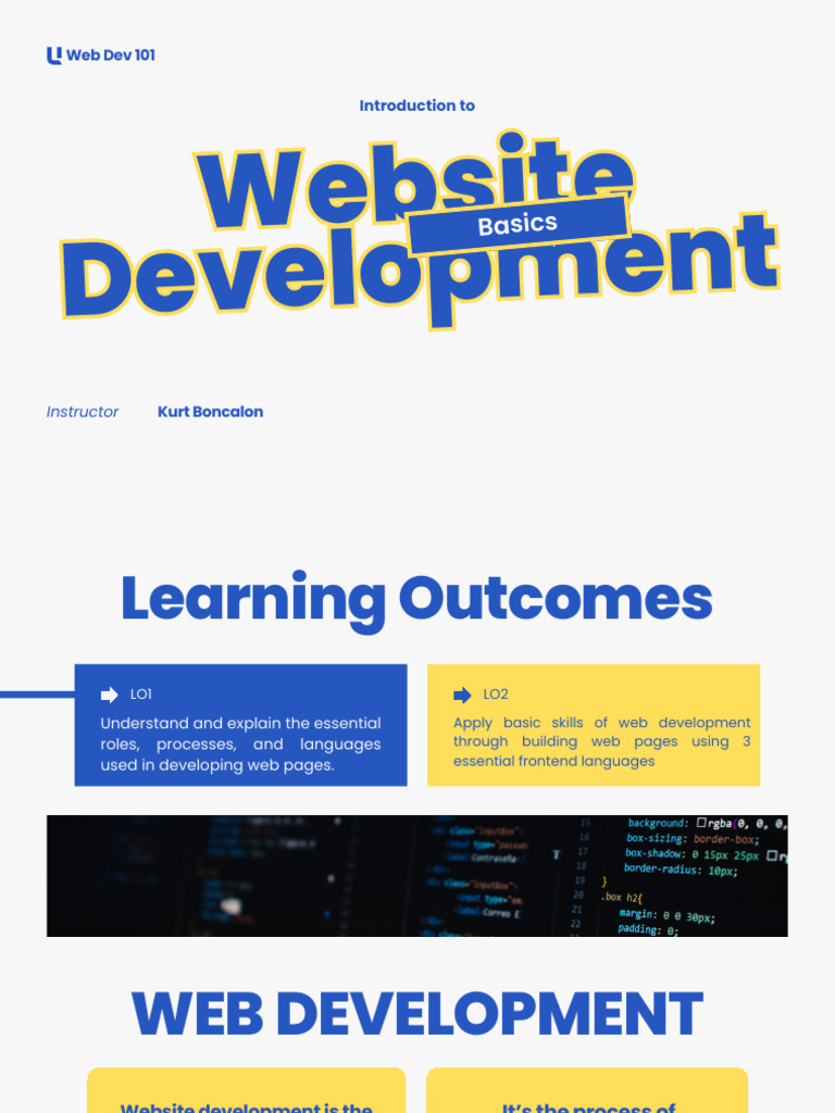 01 Webdev Itelective | PDF | World Wide Web | Internet & Web