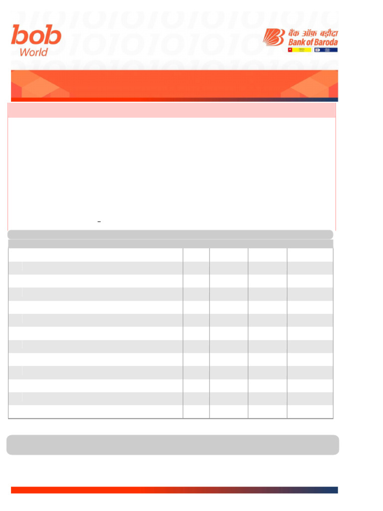 Bank of Baroda Statement Mohamed Bilal | PDF | Credit Card | Debit Card