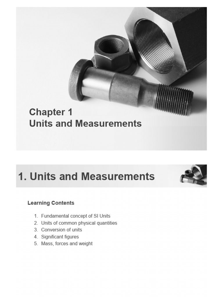 Units (With Notes) | PDF | Significant Figures | Force