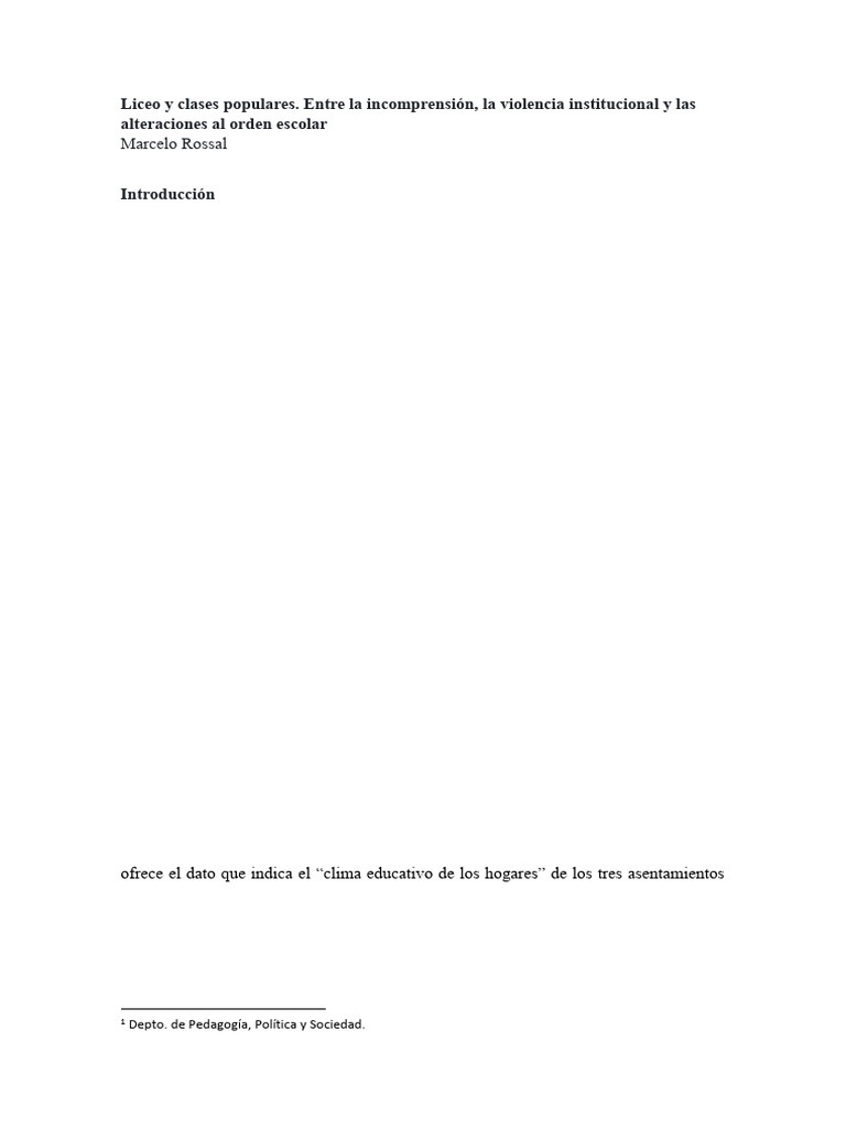 Cap Rossal Libro Dpps | PDF | Enseñando | Violencia