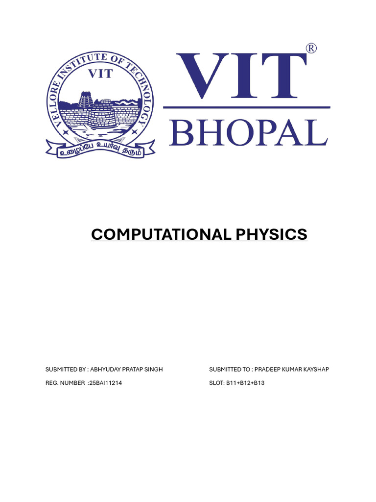 Computational Physics | PDF