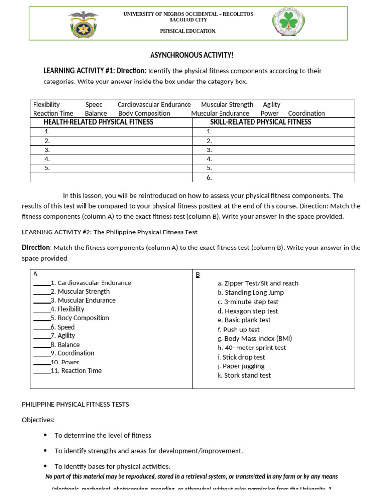 Pafit1020 - Asynchronous Activity | PDF