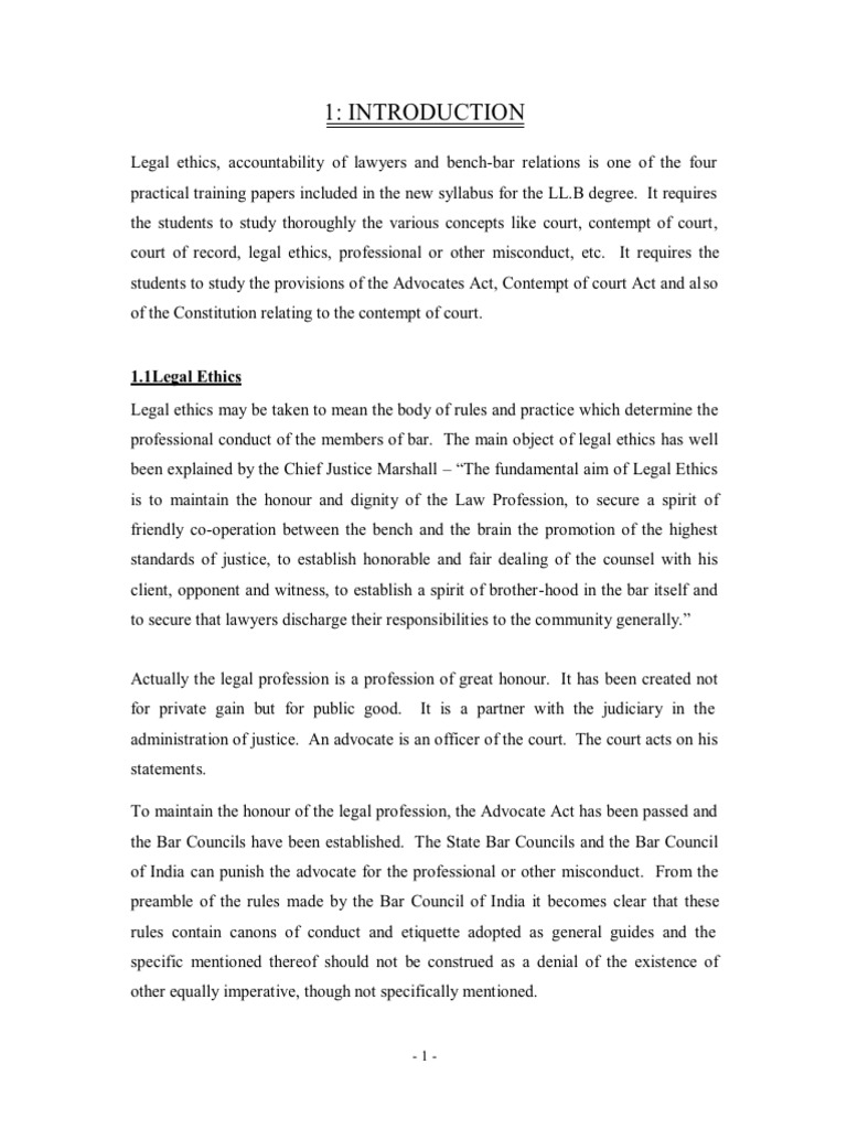 Legal Ethics by Kailash Rai | PDF