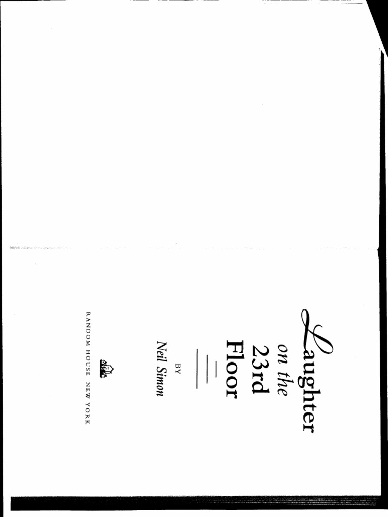 Laughter On The 23rd Floor Script | PDF