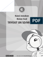 Kunci jawaban tryout UN SD MI 2012