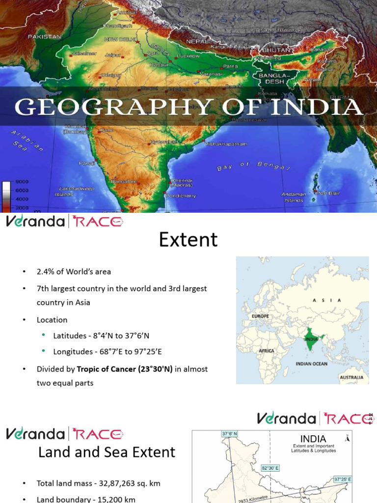 Indian Geography 2026 | PDF | Territorial Waters | Indus River