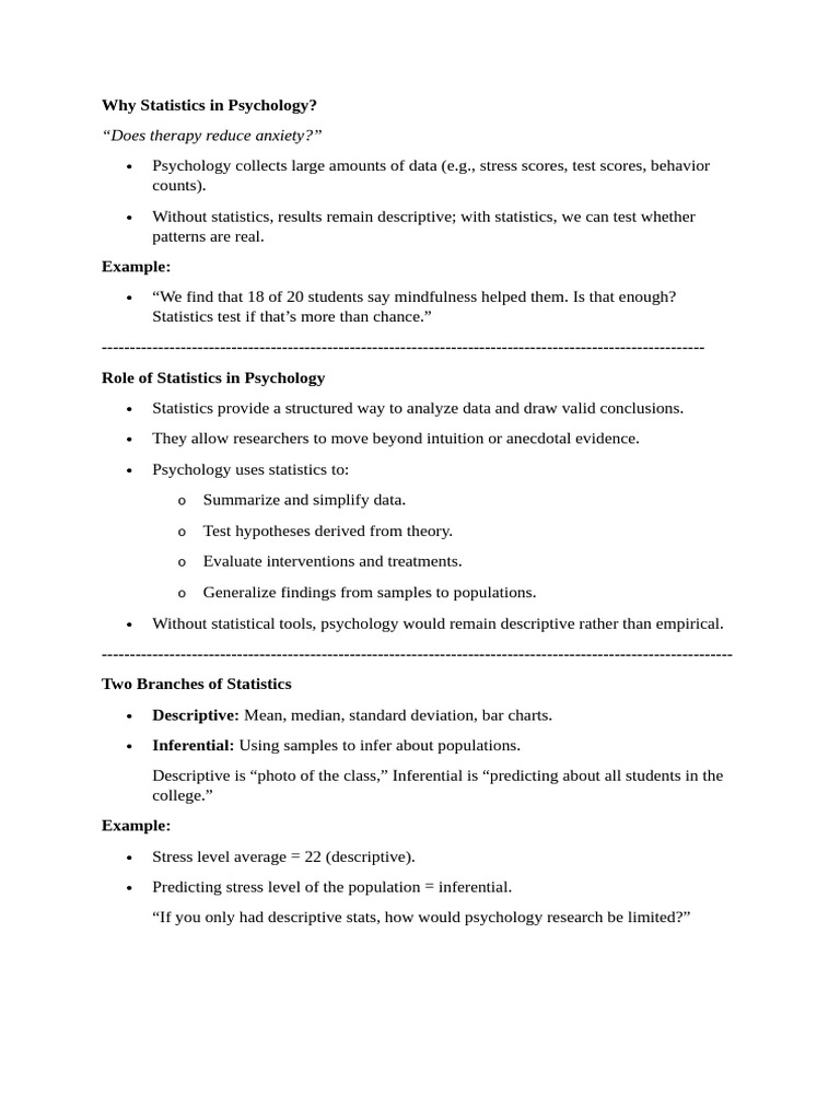 Unit 4-Applied Statistics | PDF | Statistics | Type I And Type Ii Errors