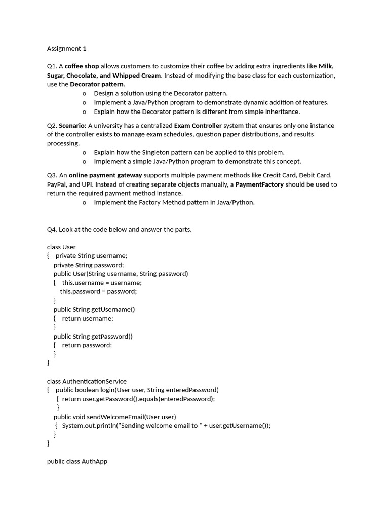 Assignment 1 | PDF | Computer Programming | Systems Architecture