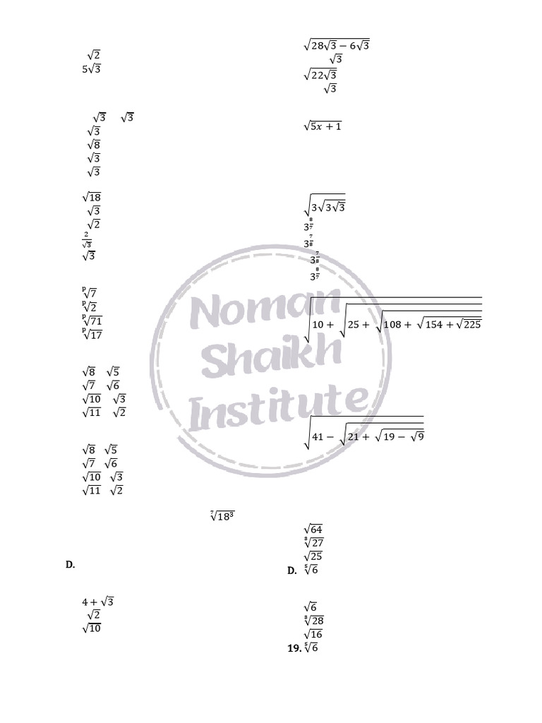Lecture # 13 (Worksheet) - 1 | PDF
