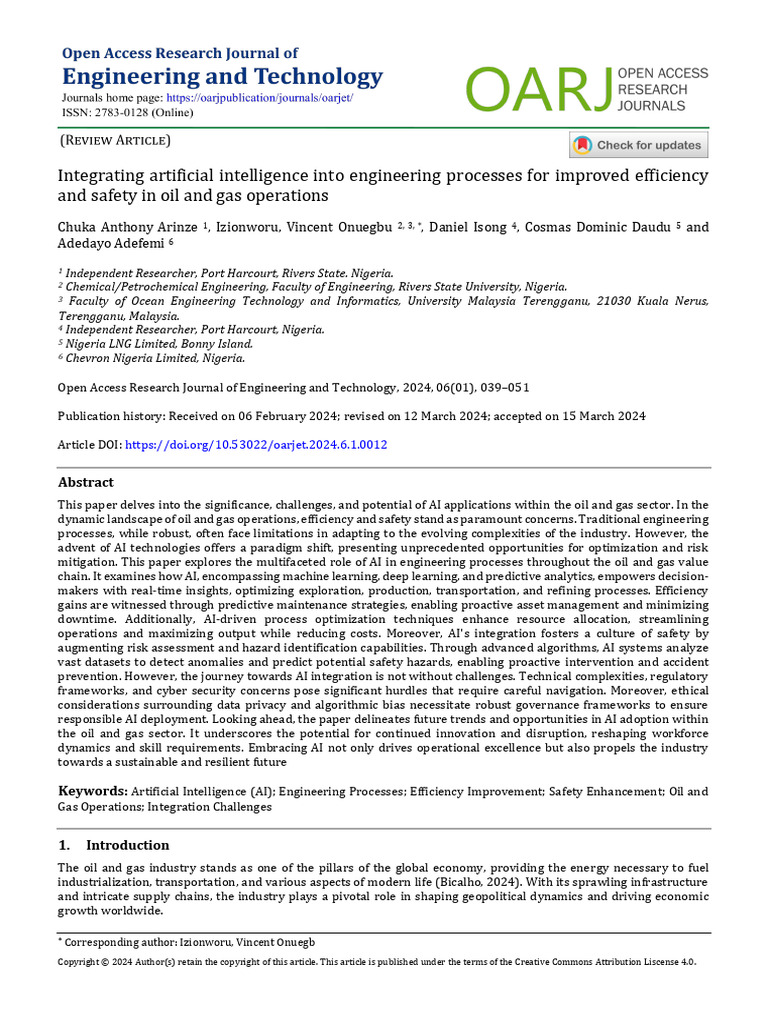 Integrating Artificial Intelligence Into | PDF | Artificial ...