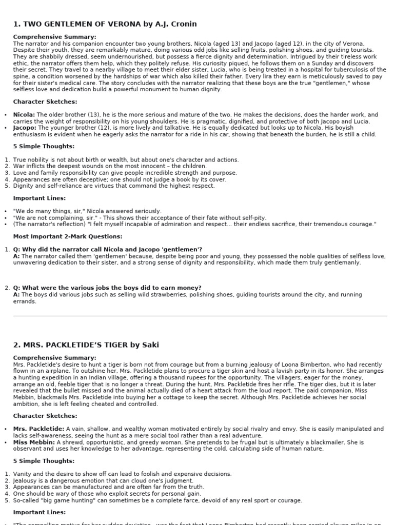 X - Communicative - All Chapters - Summary - Remedial - Imp Q | PDF ...