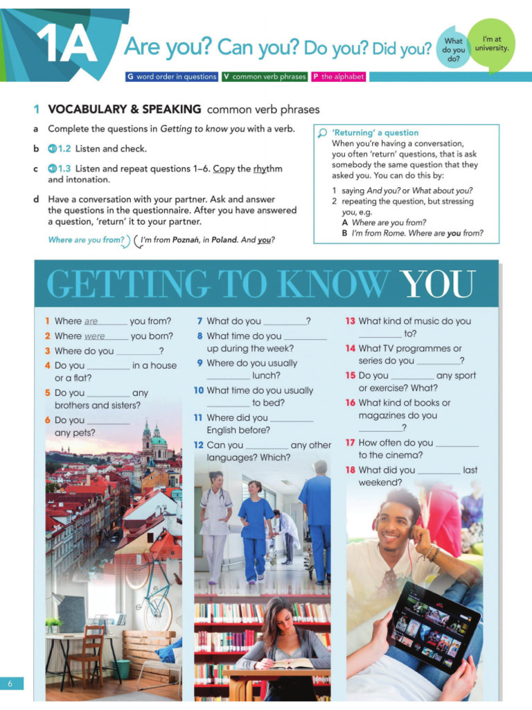 English II First Unit in Colour | PDF
