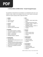 Questionário KOOS - Versão Portuguesa | PDF | Autoajuda