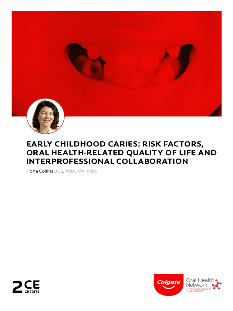 Early Childhood Caries Risk Factors Oral Health Related Quality of Life ...