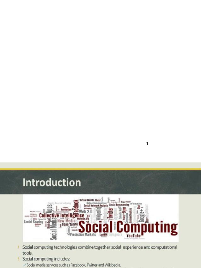 Chapter 3 Social Computing | PDF