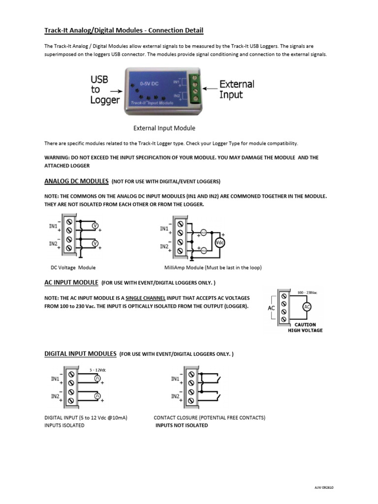 Track-It Module Connections | PDF