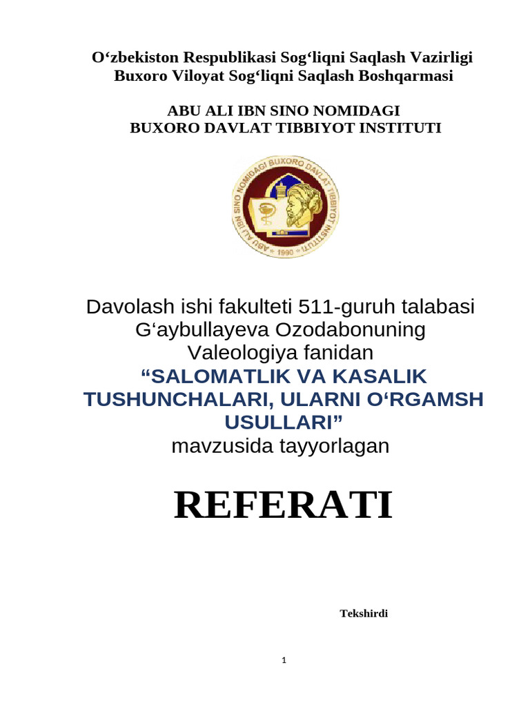 5 Mavzu | PDF