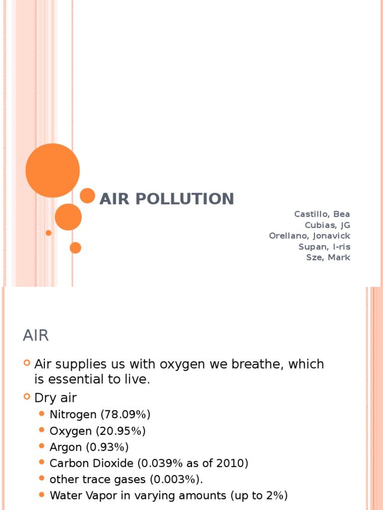 Understanding Air Pollution and Its Effects | PDF | Home & Garden