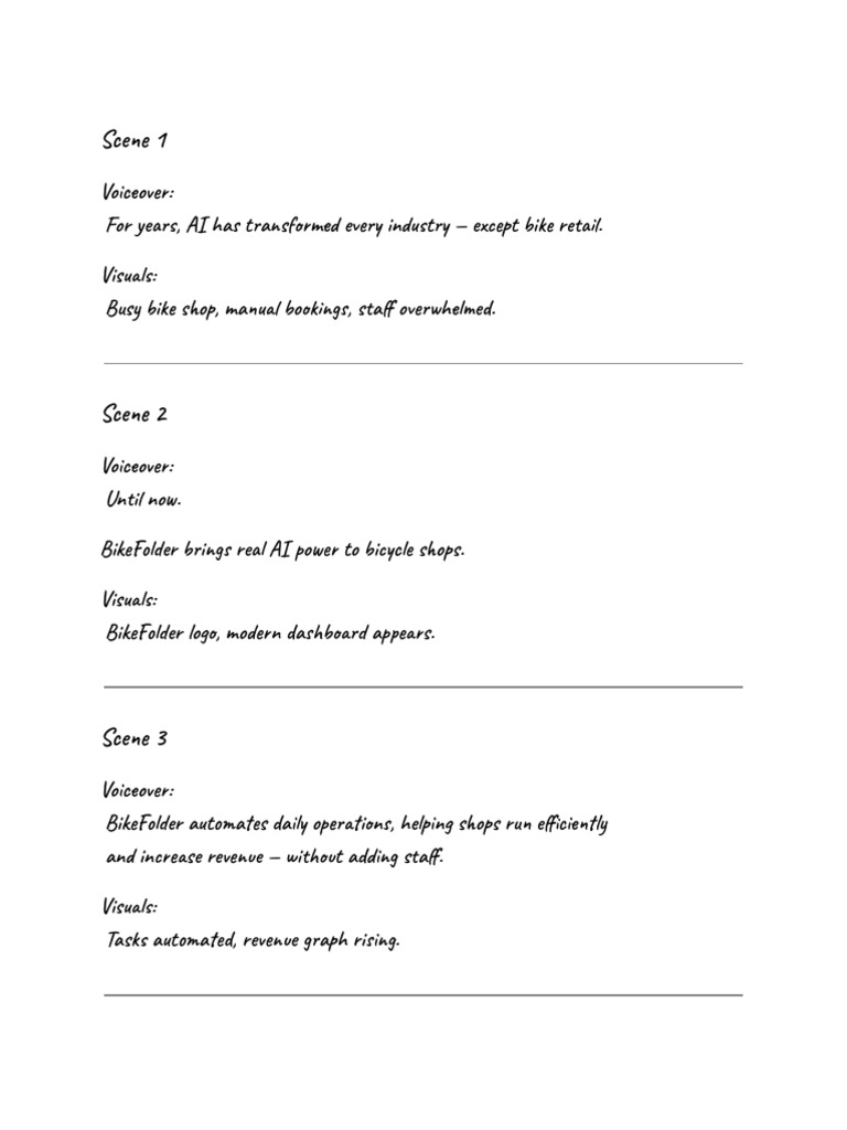 Bikefolder Refined Script. | PDF