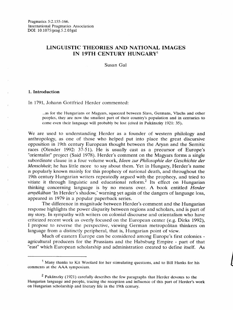 Linguistic Theories and National Images | PDF | Linguistics | Ethnicity