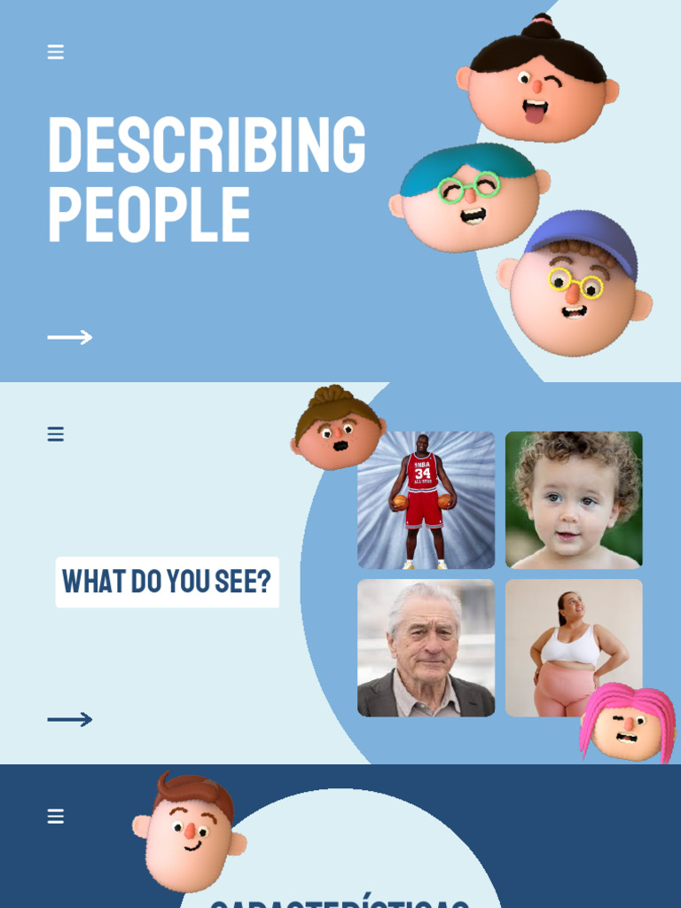 Describing People | PDF | Pelo | Moda