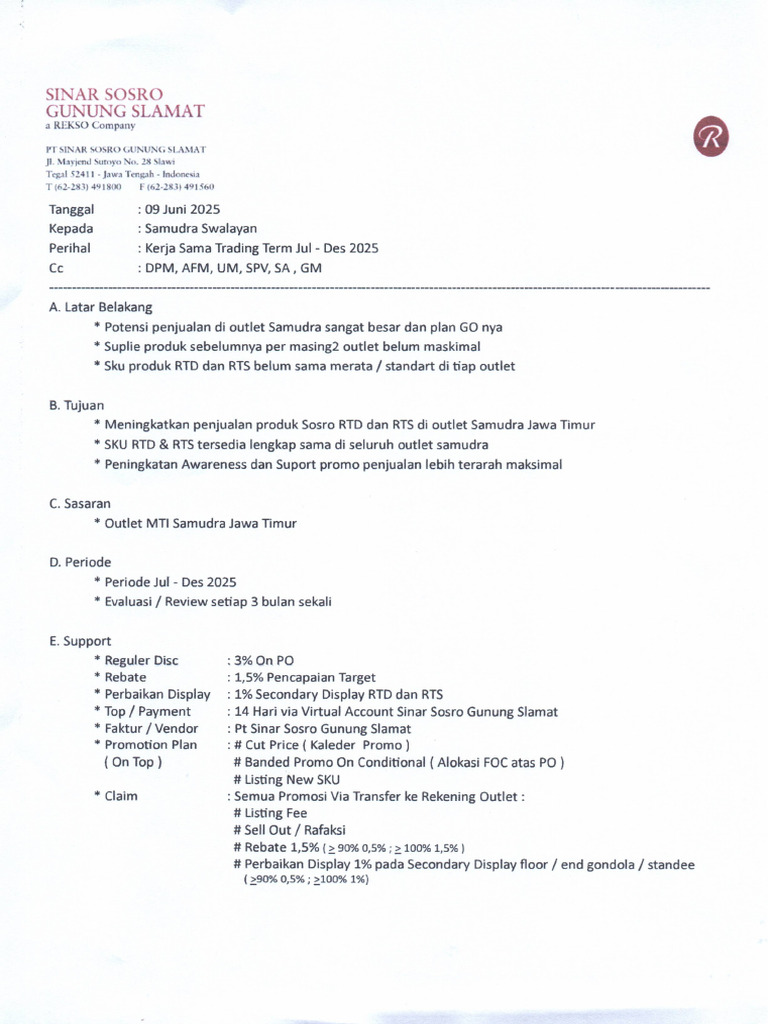 SOSRO | PDF