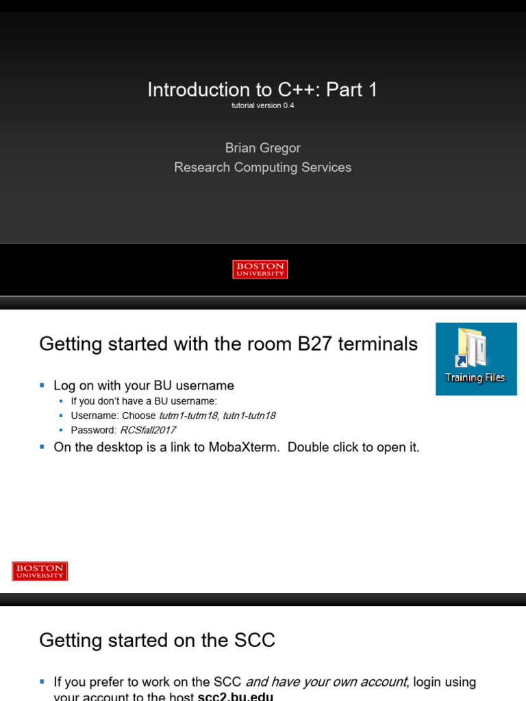 Introduction To C Part 1 | PDF | Object Oriented Programming ...