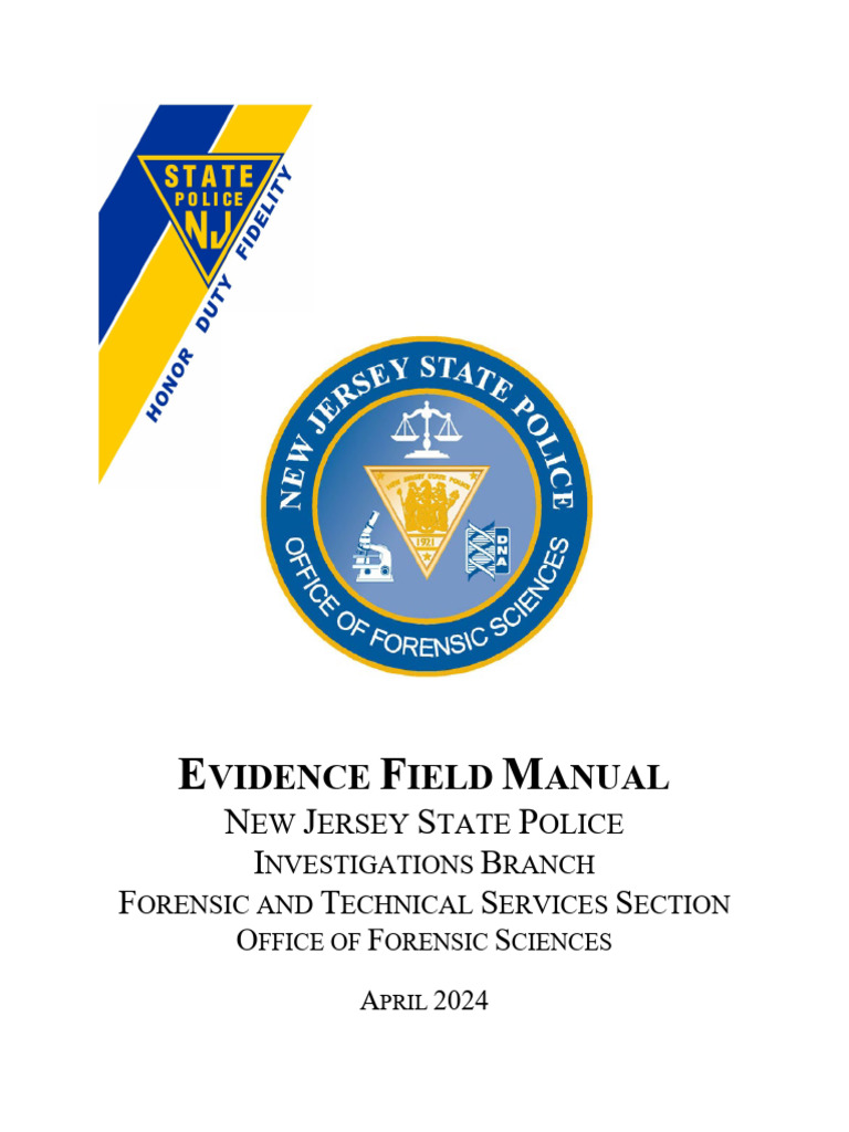 Evidence Field Manual | PDF | Crime Scene | Forensic Science