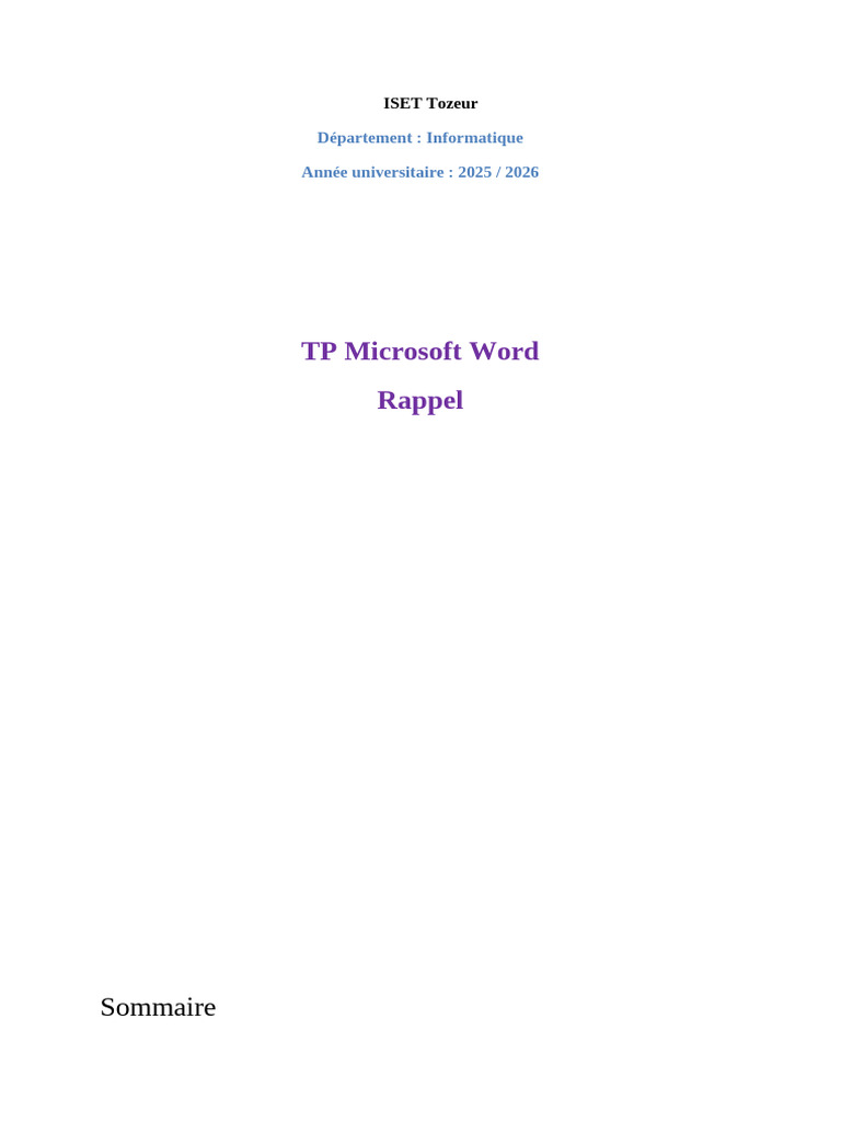 Nouveau Document Microsoft Office Word | PDF | Informatique | Logiciel