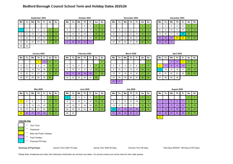 Term Dates 2025-26 | PDF