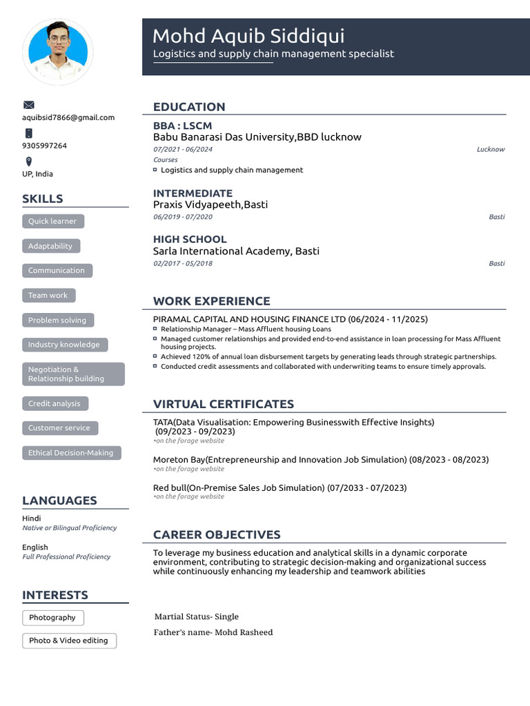 AQUIB CV Compressed | PDF | Cognition | Business