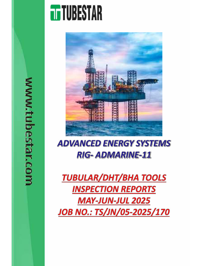 Tubular Inspection & DHT | PDF | Pipe (Fluid Conveyance ...