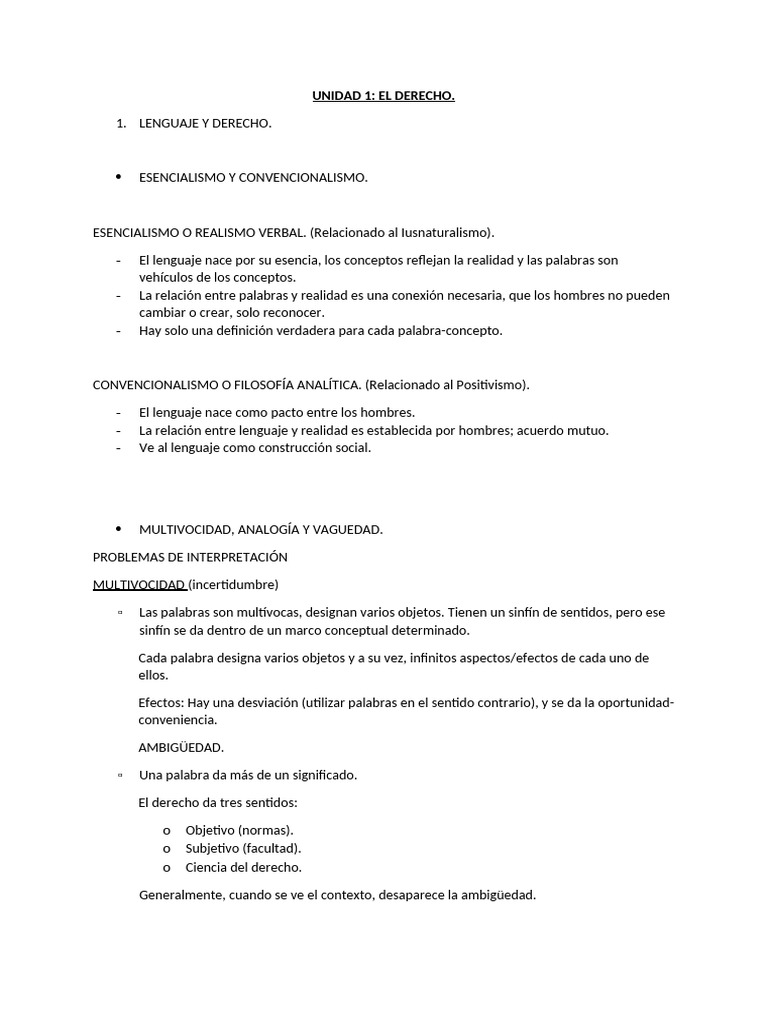 UNIDAD 1 | PDF | La Ley natural | Jurisprudencia