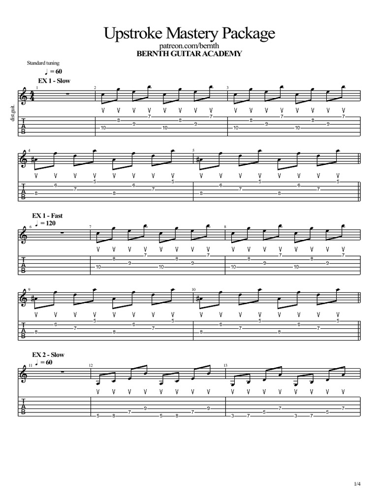 Upstroke Mastery Package - TAB | PDF
