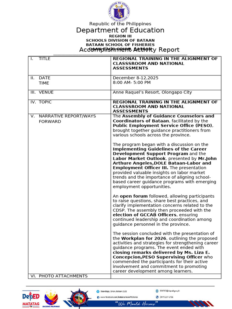 Acr For Guidance Training 25-26-2 | PDF