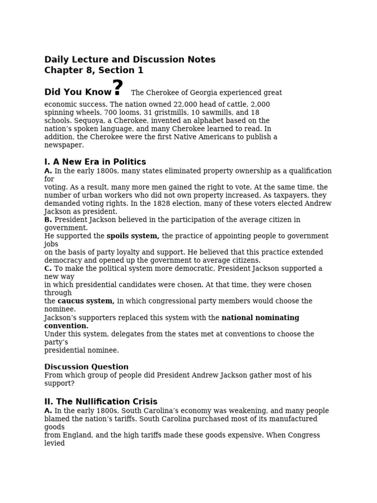 Unit 8 Notes 2026 | PDF | Abolitionism In The United States | Whig ...