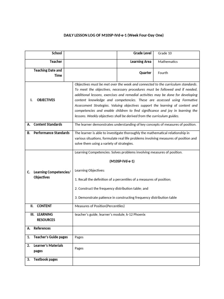 IV-Day 18 | PDF | Learning | Curriculum