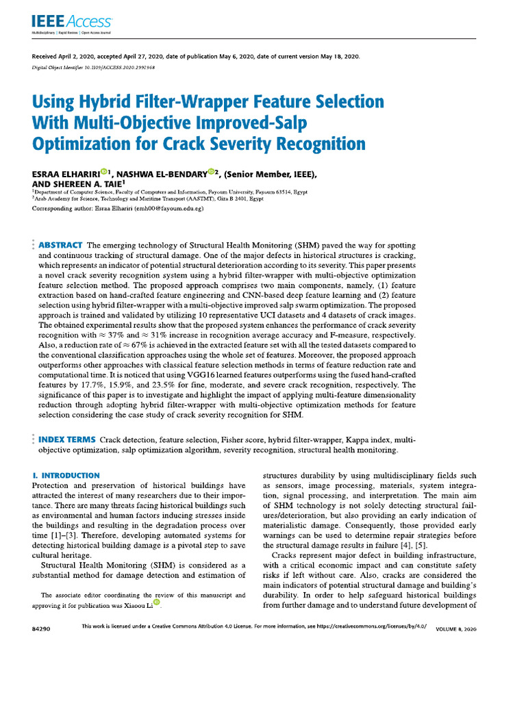 267 - Using Hybrid Filter-Wrapper Feature Selection With Multi ...