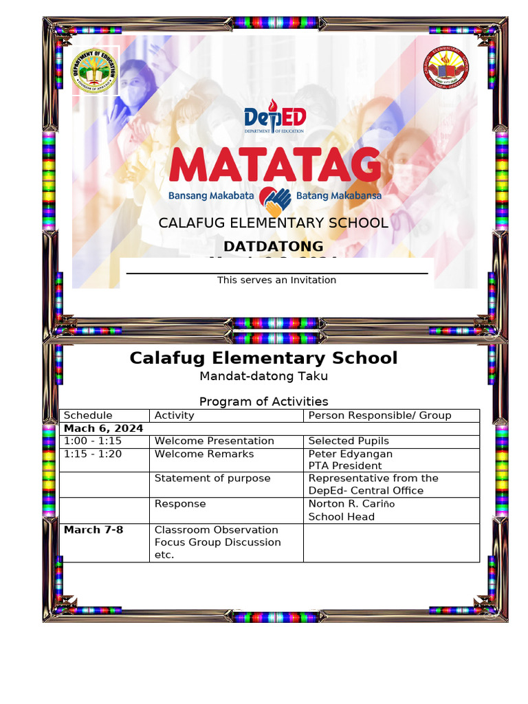 Matatag Program | PDF