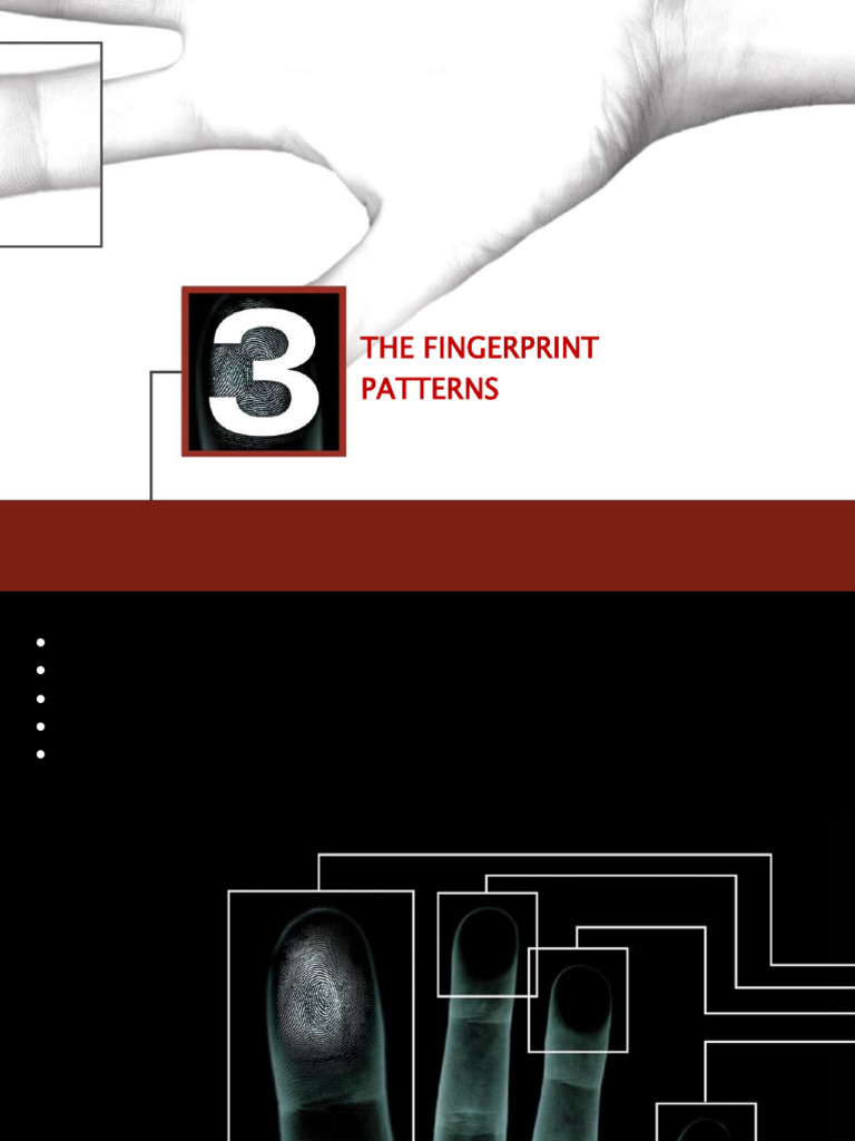 Chapter 3 The Fingerprint Patterns | PDF | Fingerprint | Hand