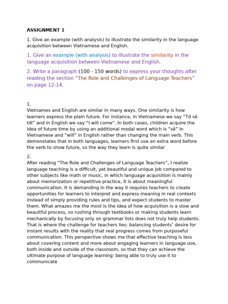 Assignment 1 | PDF
