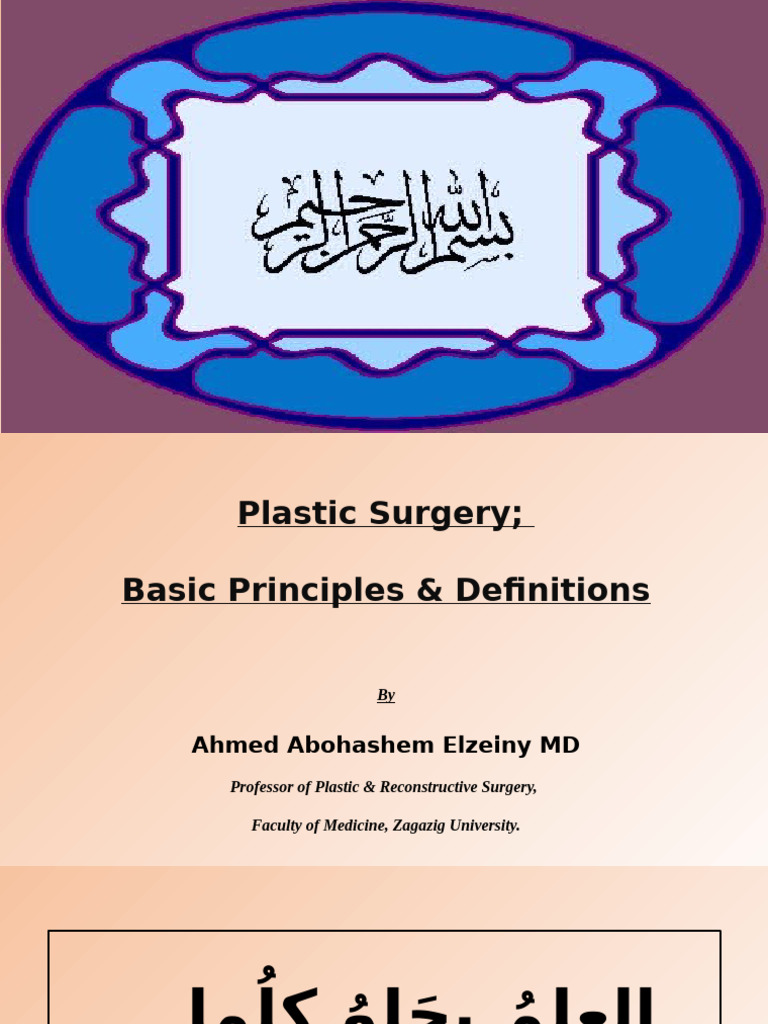 1) Basic Principles and Definitions | PDF | Wound | Scar
