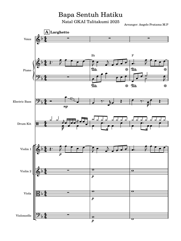 Bapa Sentuh Hatiku | PDF | Teknik Musik | Kecapi Berleher