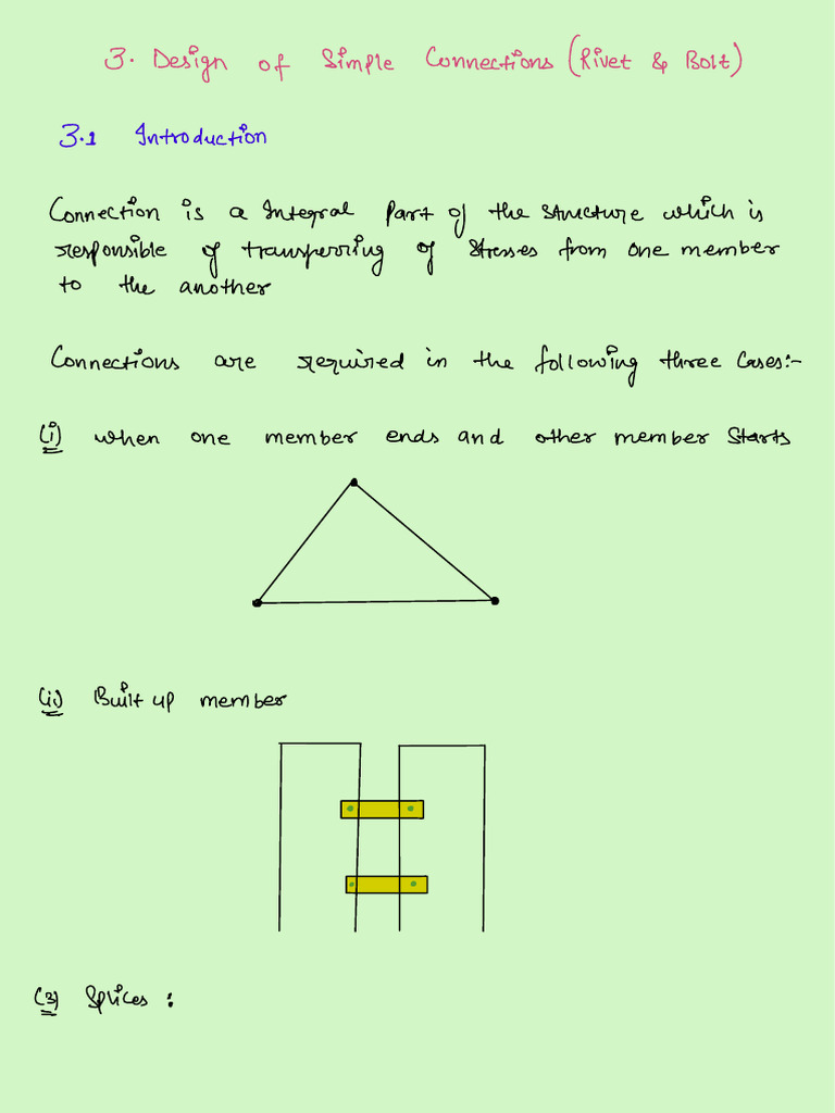 Connections (Design of Simple Connections) MVM | PDF