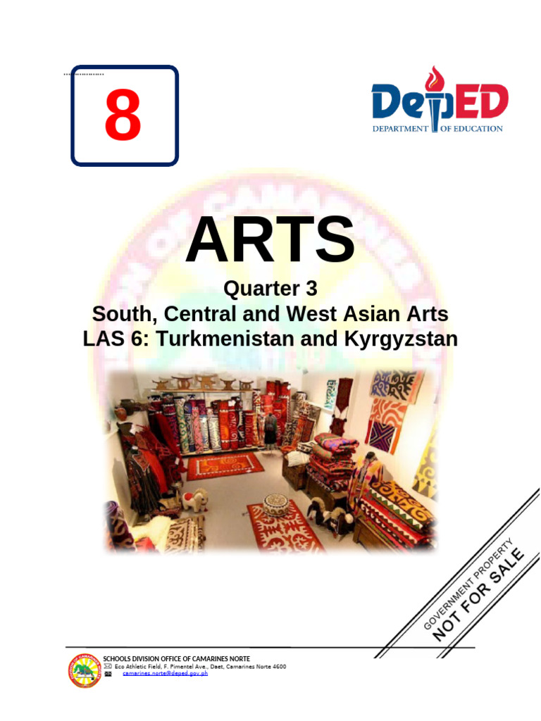 Arts 8 q3 Week 6 Las 6 | PDF | Carpet | Turkmenistan
