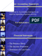 Financial or Accounting Statements Are Used For Reporting Corporate Activity