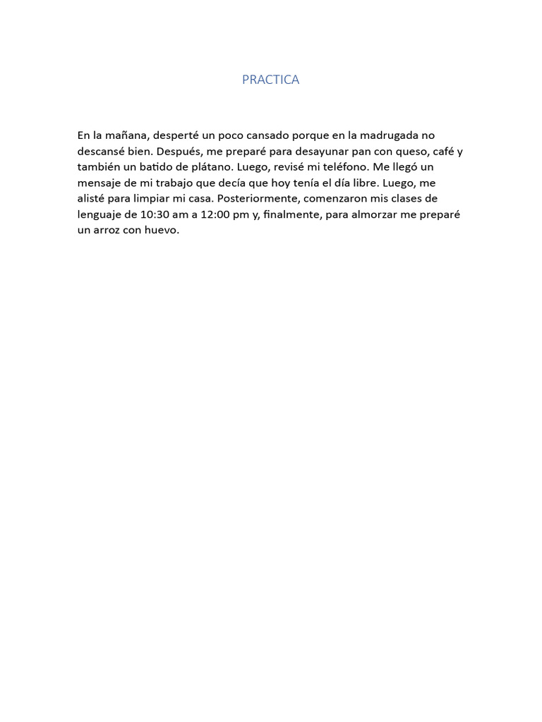 Practica | PDF