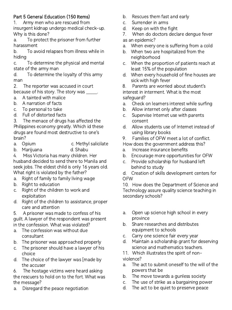 Gen Ed 5 | PDF | Chemistry | Earth