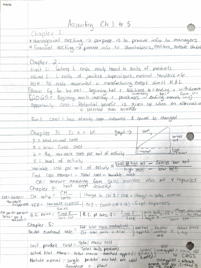 Accounting Note | PDF